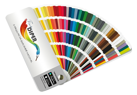 catalogo de cores Tintas Diper